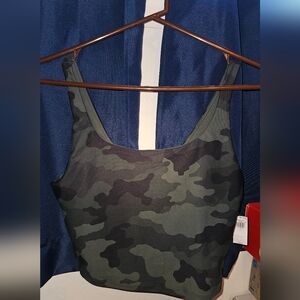 Green and Black Camouflage Bandeau Intimates